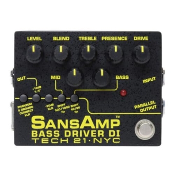 Diverse Bass Sounds with SansAmp Bass Driver DI