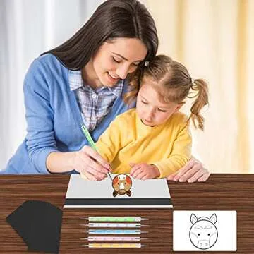 100 Sheets White Tracing Paper 100 Sheets Carbon Transfer Paper and 5 Pieces Ball Embossing Styluses for Wood Burning Craft, Paper, Canvas and Other Art Craft Surfaces