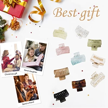 Stylish Small Tiny Claw Hair Clips for Women & Girls