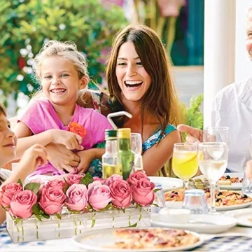 Elegant 28 Inch Rectangular Acrylic Vases for Decor