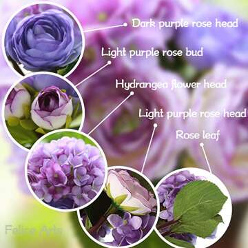 Artificial Hydrangea Decoration by Felice Arts