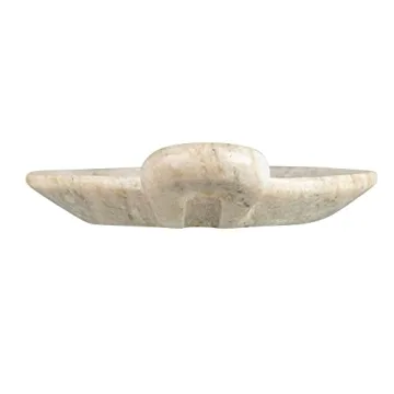 Elegant Hand-Carved Marble Dish for Versatile Decor