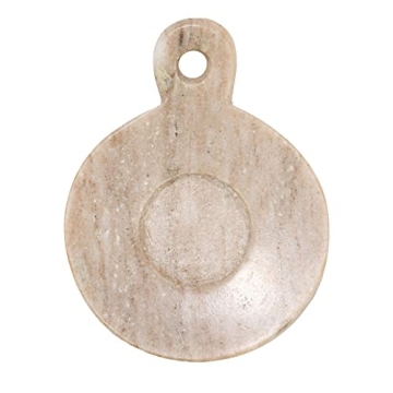 Elegant Hand-Carved Marble Dish for Versatile Decor