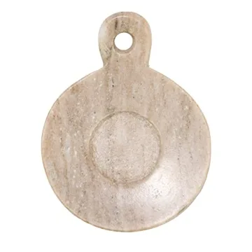 Elegant Hand-Carved Marble Dish for Versatile Decor