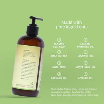 Aleavia Unscented Prebiotic Body Lotion – Fragrance-Free, All-Natural Moisturizing Body Lotion –...