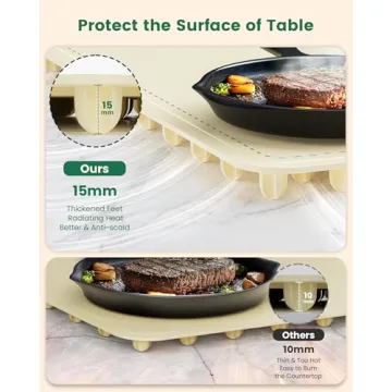 Electric Warming Tray - Silicone Heat Mat for Easy Parties