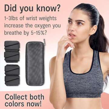 Bauterra Adjustable Ankle Weights for Women - Comfortable Gear for Enhanced Workouts - Wrist Weights for Yoga, Walking, Running, and Fitness Workouts, Pack of 2 (Beige, 2 Lb)