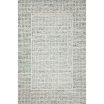 Loloi Chris Loves Julia Briggs Minimalist Area Rug - Mist & Ivory