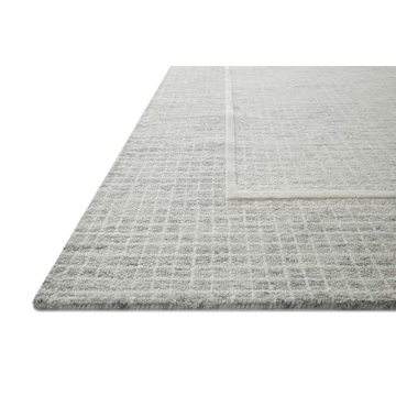 Loloi Chris Loves Julia Briggs Minimalist Area Rug - Mist & Ivory