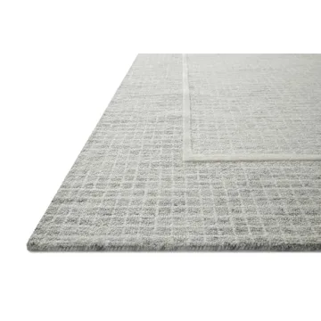 Loloi Chris Loves Julia Briggs Minimalist Area Rug - Mist & Ivory