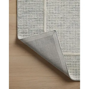 Loloi Chris Loves Julia Briggs Minimalist Area Rug - Mist & Ivory