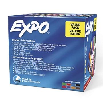 Vibrant EXPO Dry Erase Markers Set for All Needs