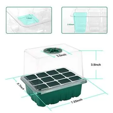 Yskea Seed Starter Kit with Grow Light & Humidity Control