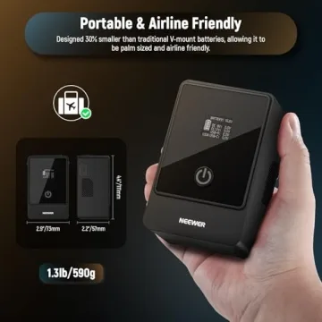 Neewer Mini V Mount Battery 6800mAh - Powerful & Portable