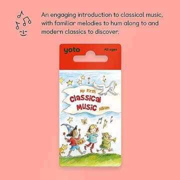 Yoto My First Classical Music Album – Kids Musical Card for Use with Player & Mini All-in-1 Audio ...