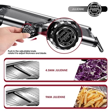 ZNM Adjustable Mandoline Slicer for Kitchen Efficiency
