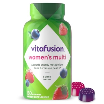 Vitafusion Women's Gummy Multivitamins - 150 Counts, Berry Flavor
