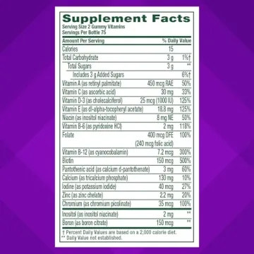 Vitafusion Women's Gummy Multivitamins - 150 Counts, Berry Flavor