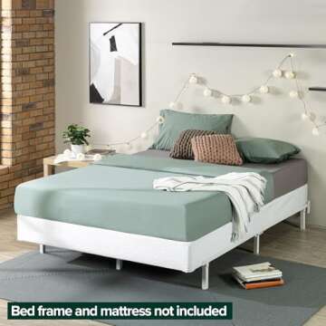 ZINUS 7 Inch Metal Smart Box Spring - Quick Assembly, Strong, Durable Foundation