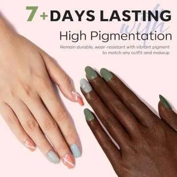 modelones Quick Dry Nail Polish 6 Colors for Women