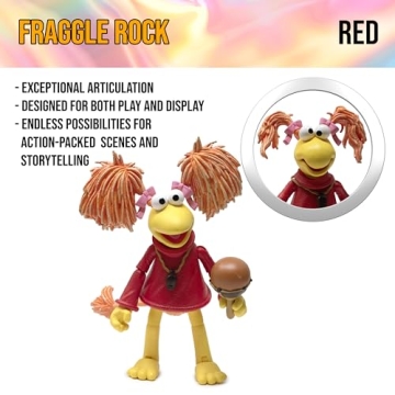 Fraggle Rock Red Action Figure - Collectible with Accessories