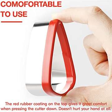 COOKIEQUE 3-Piece Candy Corn Cookie Cutter, Fall Thanksgiving Pumpkin Pie Cookie Cutters, Holiday Co...