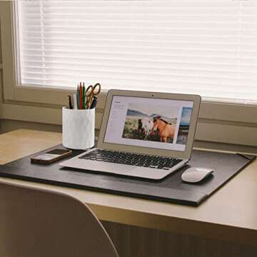 minimaliving Pen Holder,Nordic Style Silicone Waterproof Pencil Holder for Desk Simple&Modern Minima...