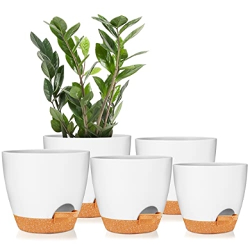 GARDIFE Self-Watering Planters - Stylish, Durable Plant Pots for Healthy Growth