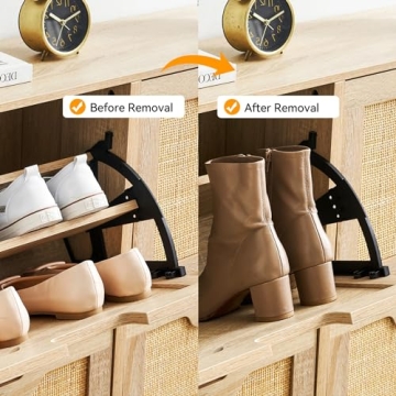 Coucheta Rattan Shoe Organizer - Stylish Storage Solution