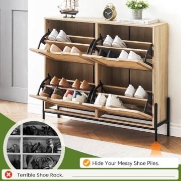 Coucheta Rattan Shoe Organizer - Stylish Storage Solution