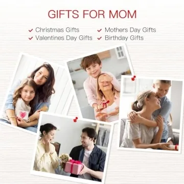 WILDLOVE Gifts: Preserved Rose & Mom Necklace Set