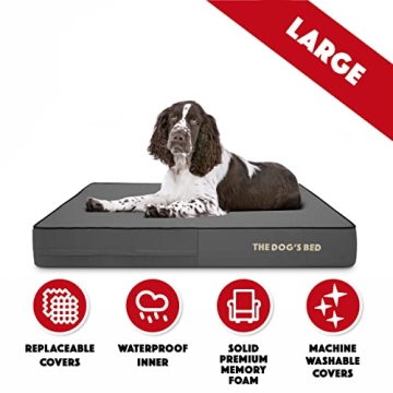 The Dog’s Bed Orthopedic Memory Foam Dog Bed for Comfort