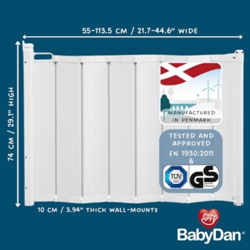 BabyDan Guard Me Safety Gate Retractable Design for Home Safety