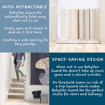 BabyDan Guard Me Safety Gate Retractable Design for Home Safety