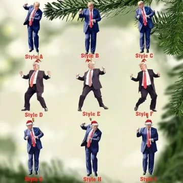 Trump Dancing Christmas Ornament for 2024