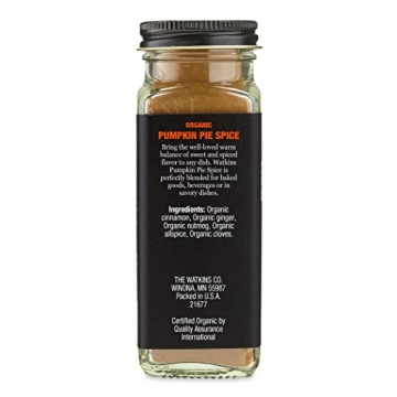 Watkins Organic Pumpkin Pie Spice 2.6 oz Gourmet Blend