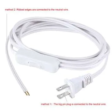 Versatile 12FT Power Cord with Switch for Easy Control