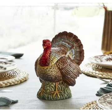 Spode Turkey-Shaped Gravy Boat for Thanksgiving Dinner