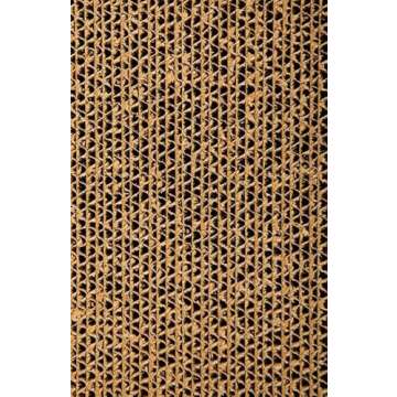 Scratch Lounge Cardboard Cat Scratcher & Lounger for Large Cats - XL 13x22 with Reversible Floor & Catnip - Heavy Duty Durable Bed Lasts 10x Longer Than Conventional Scratchers