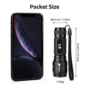 Lighting EVER LED Flashlight Compact Bright Waterproof