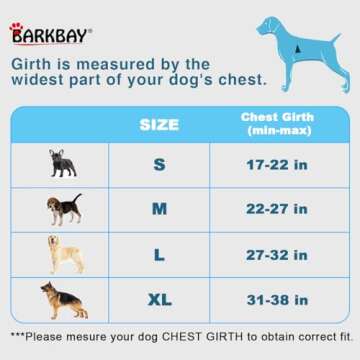 BARKBAY Dog Harness No Pull with ID Tag Pocket - Heavy Duty, Reflective, Easy Control for Large Dogs (Ocean Blue,L)