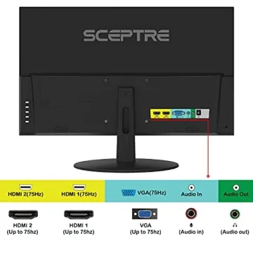 Sceptre 24-Inch 1080p Monitor with HDMI VGA Speakers