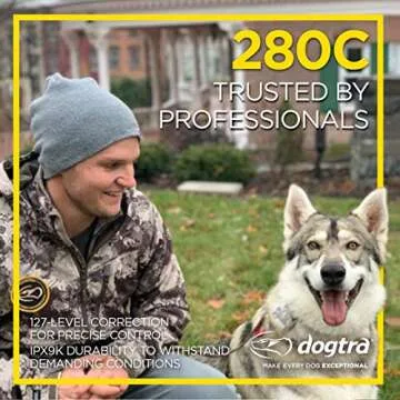 Dogtra 280C Waterproof 127 Level Dog Training E-Collar