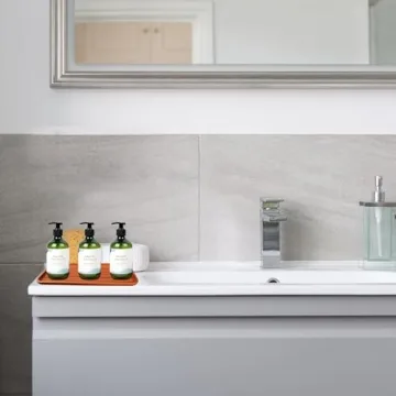 Elegant WUBOECE Wooden Vanity Tray for Organizing