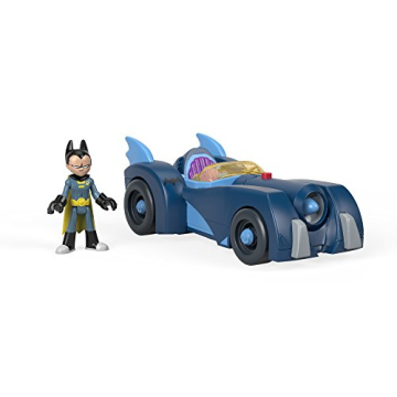 Fisher-Price Imaginext Teen Titans Go! Robin & Batmobile - Ultimate Action Toy Set for Kids Ages 3-1...