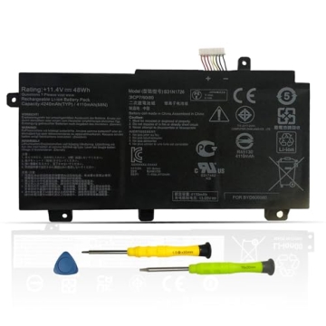 ASODI B31N1726 48Wh Laptop Battery Replacement for ASUS TUF Gaming FX504 FX504G FX504GD FX504GE FX50...