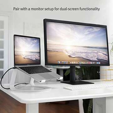 Twelve South Curve | Ergonomic Laptop Stand for Home or Office