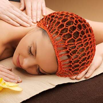 Giugu Mesh Rayon Head Bands - Hair Accessories for Women and Girls, Thick Short Long Hair Covers for Sleeping, Crochet Ornaments (Multicolor)