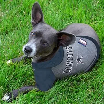 Pets First Hoodie for Dogs & Cats. NFL Football Licensed Dog Hoody Tee Shirt, Small. Sports Hoody T-...