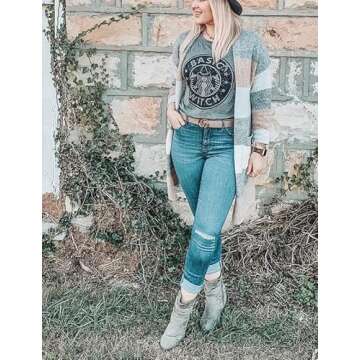 OUNAR Basic Witch Coffee T Shirt for Women Halloween Tee